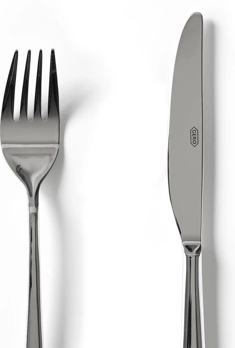 Gero Ellen Bestekset - 24 Stuks - 6 Persoons - Glanzend Staal 5 Gero Ellen Bestekset - 24 Stuks - 6 Persoons - Glanzend Staal - Afbeelding 5