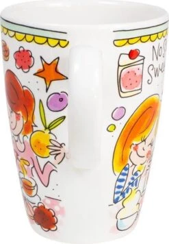 Blond Amsterdam Even Bijkletsen Beker XL 500 Ml - Mint Rand -Kwaliteitskeukenwinkel Voor Thuis 833x1200 1