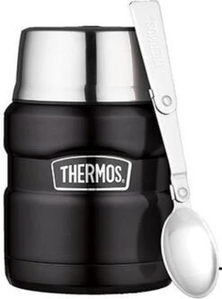 Thermos King Voedseldrager - 47 Cl - Mat Zwart -Kwaliteitskeukenwinkel Voor Thuis 890x1200
