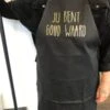 Keukenschort Met Grappige Tekst Bedrukt Cadeau Jij Bent Goud Waard| Katoenen Barbecueschort Keuken BBQ Schort Kookschort Kokschort | Opa Oma Mama Papa Juf Meester Bedanken Collega Vriendin Juffendag Vaderdag Moederdag Verjaardag Man Vrouw