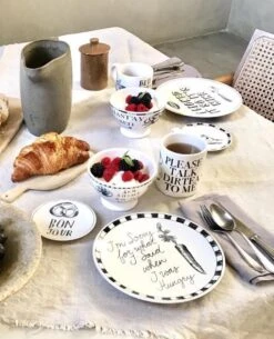 Blond Amsterdam - X Noir - Bord - I Licked - Ø 22 Cm -Kwaliteitskeukenwinkel Voor Thuis 972x1200 1