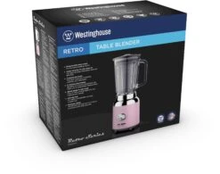 Westinghouse Blender Retro Collections - Roze - 1.5 Liter - WKBE221WH -Kwaliteitskeukenwinkel Voor Thuis WKBE221PK 3D Box