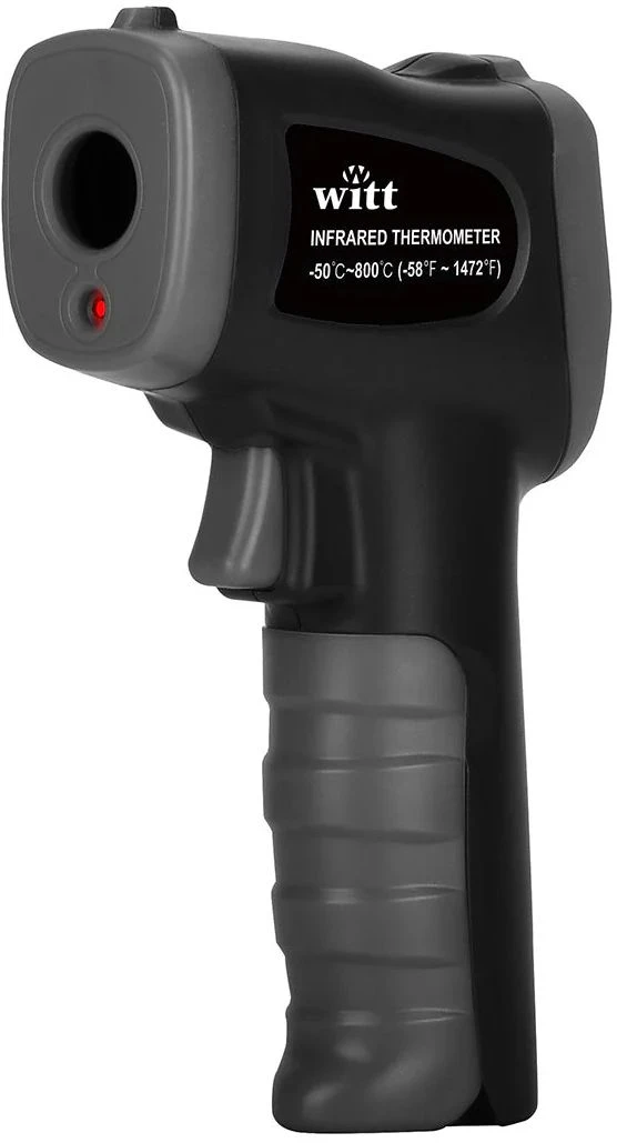 Witt Pizza Infrarood Laser Thermometer -50 ~ 800 °C Voor Pizza Ovens 1 Witt Pizza Infrarood Laser Thermometer -50 ~ 800 °C Voor Pizza Ovens