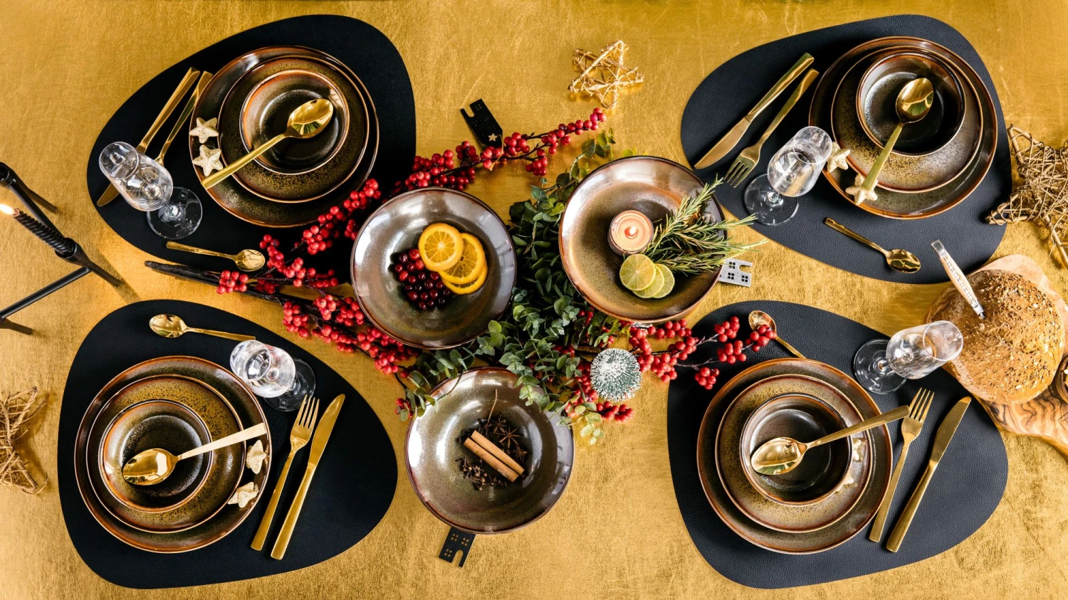 Jay Hill Serviesset Baltra - 16-delig / 4 Personen - Bruin 5 Jay Hill Serviesset Baltra - 16-delig / 4 Personen - Bruin - Afbeelding 5