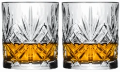 Cookinglife Whiskey Glazen / Cocktailglazen / Waterglazen Moy - 340 Ml - 2 Stuks -Kwaliteitskeukenwinkel Voor Thuis cookinglife moy glaswerk